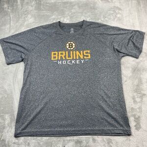 NHL Boston Bruins Active Dry Fit Short Sleeve Tee Shirt Men's Size XL